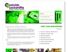 Tablet Screenshot of coastwidelocksmiths.com.au